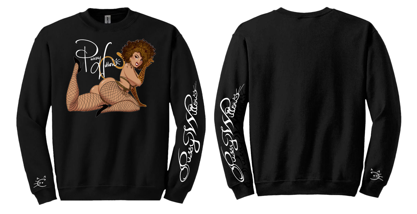 Willow - Kitty Cat (Crew Neck Sweatshirts)