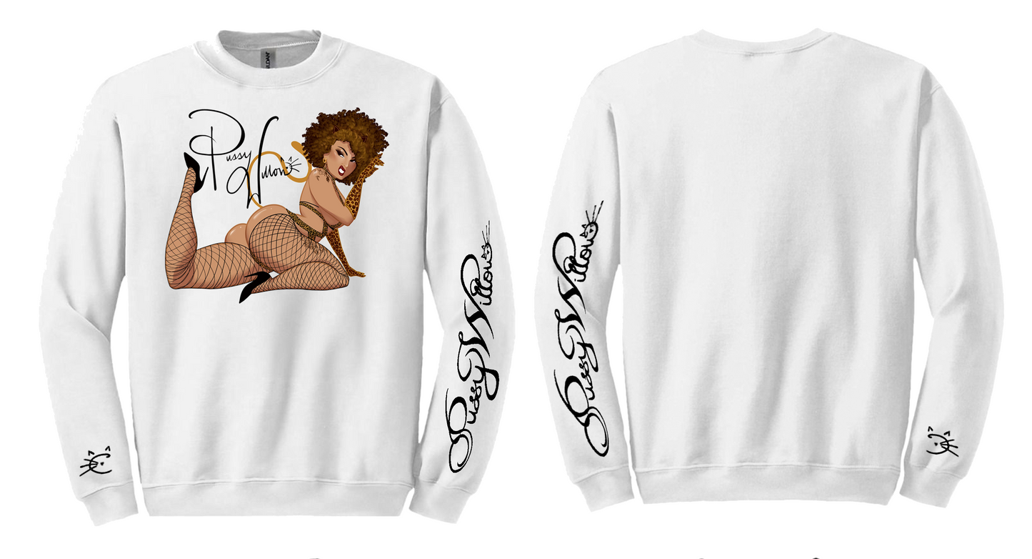 Willow - Kitty Cat (Crew Neck Sweatshirts)