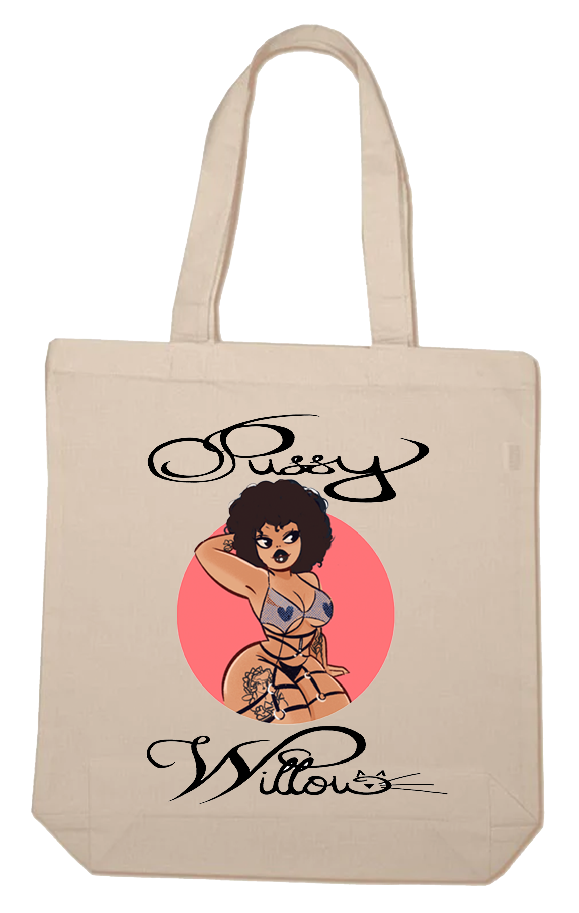 Willow - Pin Up Girl Tote Bag