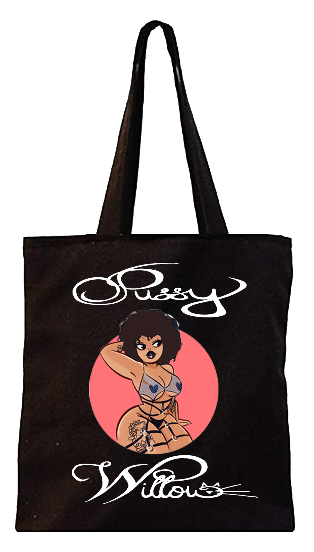 Willow - Pin Up Girl Tote Bag